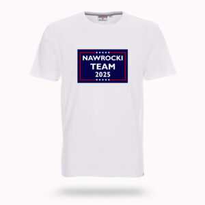 Koszulka T-SHIRT Nawrocki TEAM - Biała