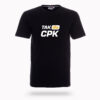 Koszulka „Tak dla CPK” - Dużo Logo - Czarna