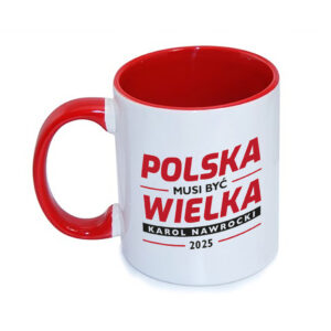 Kubek „Polska Musi Być Wielka” – Elegancja, Trwałość i Funkcjonalność! - Czarny