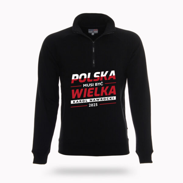 Bluza „Polska Musi Być Wielka” - czarna