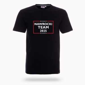 Koszulka T-SHIRT Nawrocki TEAM 2025 - Czarna