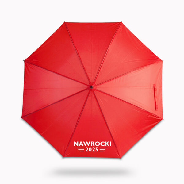 Parasol „Nawrocki 2025” - Czerwony