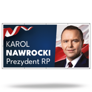 Baner KAROL NAWROCKI – PREZYDENT RP